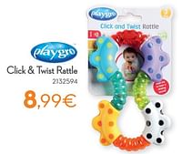 Click + twist rattle-Playgro