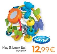 Play + learn ball-Playgro