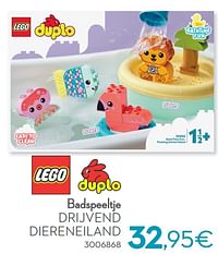 Badspeeltje drijvend diereneiland-Lego
