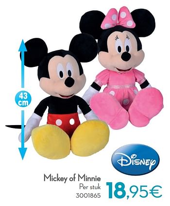 Promoties Mickey of minnie - Disney - Geldig van 01/01/2022 tot 31/12/2022 bij Cora