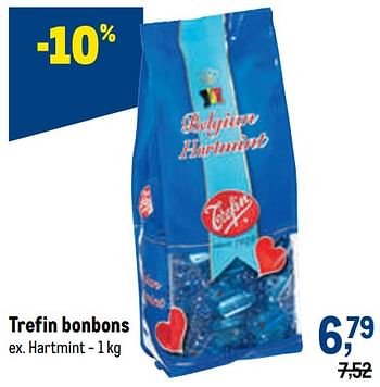 Promotions Trefin bonbons hartmint - Trefin - Valide de 12/01/2022 à 25/01/2022 chez Makro