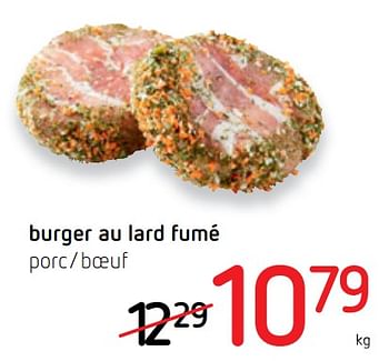 Promotions Burger au lard fumé - Produit Maison - Spar Retail - Valide de 13/01/2022 à 26/01/2022 chez Spar (Colruytgroup)