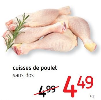 Promotions Cuisses de poulet - Produit Maison - Spar Retail - Valide de 13/01/2022 à 26/01/2022 chez Spar (Colruytgroup)
