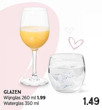 Promoties Waterglas - Huismerk - Xenos - Geldig van 24/01/2022 tot 13/02/2022 bij Xenos