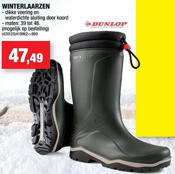 Promoties Winterlaarzen - Dunlop - Geldig van 12/01/2022 tot 16/01/2022 bij Hubo