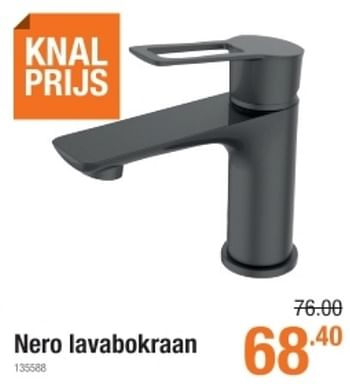 Promoties Nero lavabokraan - Huismerk - Cevo - Geldig van 06/01/2022 tot 02/02/2022 bij Cevo Market
