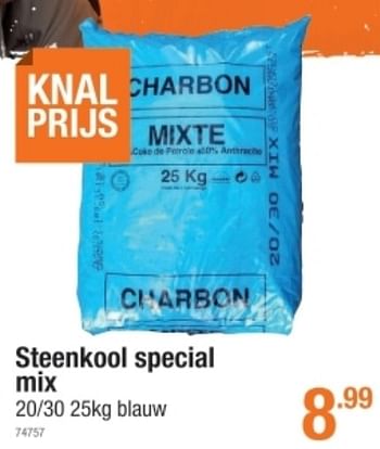 Promoties Steenkool special mix - Huismerk - Cevo - Geldig van 06/01/2022 tot 02/02/2022 bij Cevo Market