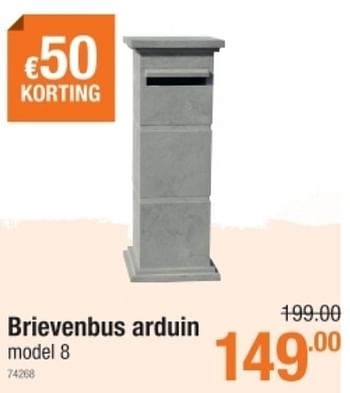 Promoties Brievenbus arduin model 8 - Huismerk - Cevo - Geldig van 06/01/2022 tot 02/02/2022 bij Cevo Market