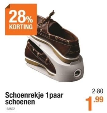 Promoties Schoenrekje 1 paar schoenen - Huismerk - Cevo - Geldig van 06/01/2022 tot 02/02/2022 bij Cevo Market