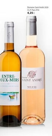 Domaine saint andré 2020 i.g.p. pays d`oc-Rosé wijnen