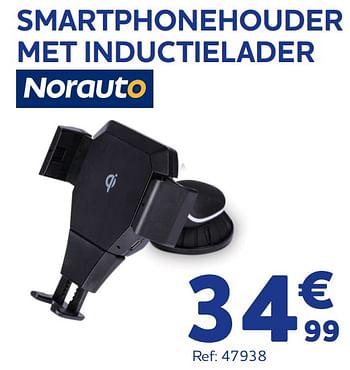 Promotions Smartphonehouder met inductielader - Norauto - Valide de 07/01/2022 à 08/03/2022 chez Auto 5