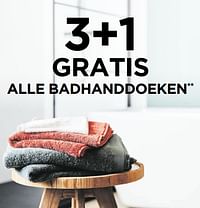 3+1 gratis alle badhanddoeken-Huismerk - Molecule