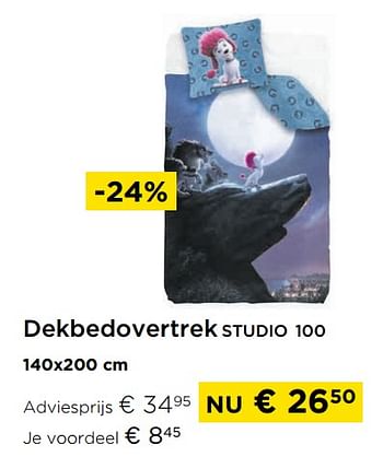 Promotions Dekbedovertrek studio 100 - Studio 100 - Valide de 03/01/2022 à 31/01/2022 chez Molecule