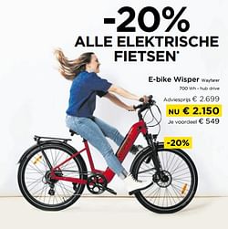 E-bike wisper wayfarer