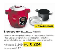 Slowcooker moulinex yy4622fb-Moulinex