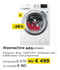 Wasmachine aeg l6fbi86ps-AEG