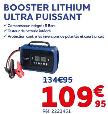 Promotions Booster lithium ultra puissant - Norauto - Valide de 07/01/2022 à 08/03/2022 chez Auto 5