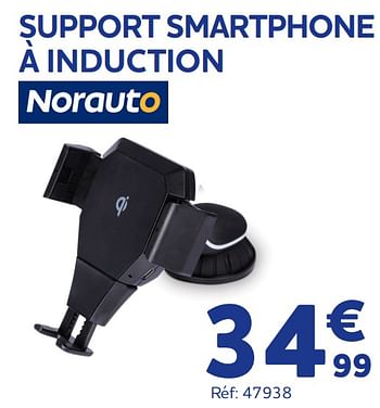 Promotions Support smartphone à induction - Norauto - Valide de 07/01/2022 à 08/03/2022 chez Auto 5