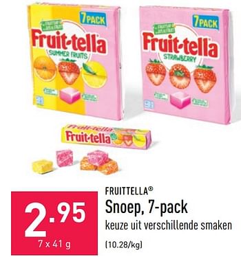 Promoties Snoep - Fruittella - Geldig van 21/01/2022 tot 28/01/2022 bij Aldi