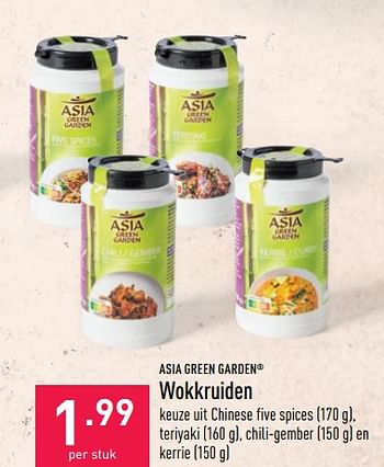 Promoties Wokkruiden - Asia Green Garden - Geldig van 19/01/2022 tot 28/01/2022 bij Aldi