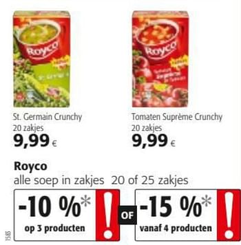 Promoties Royco alle soep - Royco - Geldig van 12/01/2022 tot 25/01/2022 bij Colruyt