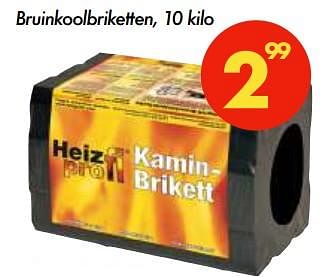 Promotions Bruinkoolbriketten - Heizprofi - Valide de 11/01/2022 à 23/01/2022 chez Dip & Da