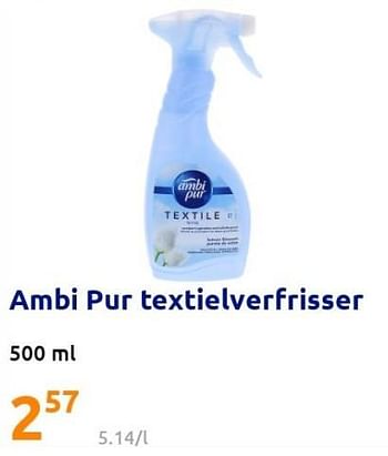 Promoties Ambi pur textielverfrisser - Ambi Pur - Geldig van 12/01/2022 tot 18/01/2022 bij Action