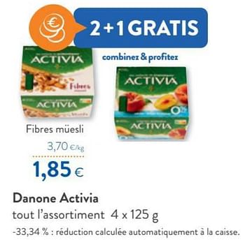 Promotions Danone activia fibres rnüesli - Danone - Valide de 12/01/2022 à 25/01/2022 chez OKay