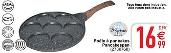 Promoties Poêle à pancakes pancakespan - Maxime Home - Geldig van 18/01/2022 tot 31/01/2022 bij Cora