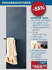 Radiator duke-Huismerk - Zelfbouwmarkt