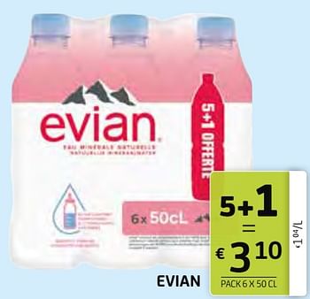 Promoties Evian - Evian - Geldig van 14/01/2022 tot 27/01/2022 bij BelBev