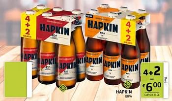 Promoties Hapkin bipa - Hapkin - Geldig van 14/01/2022 tot 27/01/2022 bij BelBev