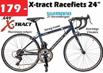 Promoties X-tract racefiets 24`` - X-tract - Geldig van 06/01/2022 tot 30/01/2022 bij Itek