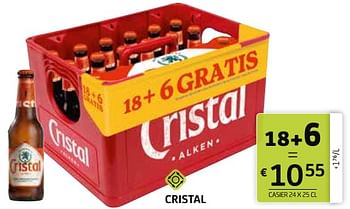Promoties Cristal - Cristal - Geldig van 14/01/2022 tot 27/01/2022 bij BelBev