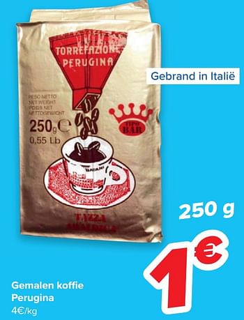 Promoties Gemalen koffie perugina - Perugina - Geldig van 19/01/2022 tot 24/01/2022 bij Carrefour
