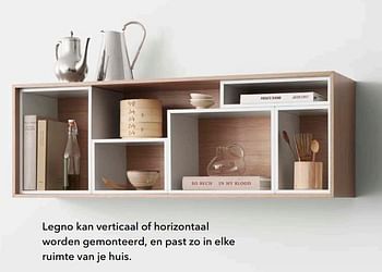 Promoties Legno kan verticaal of horizontaal worden gemonteerd - Huismerk - Kvik - Geldig van 01/01/2022 tot 31/12/2022 bij Kvik Keukens