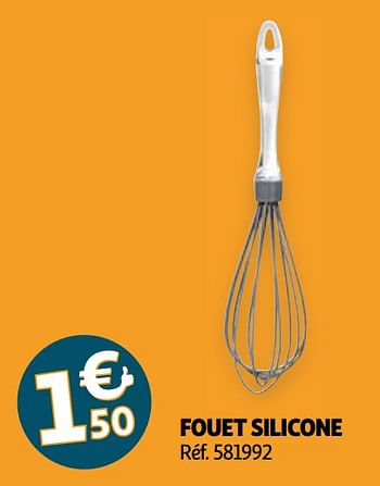 Promotions Fouet silicone - Produit Maison - Auchan Ronq - Valide de 19/01/2022 à 25/01/2022 chez Auchan Ronq