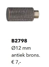 Handgrepen B2798 antiek brons