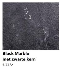 Black marble met zwarte kern-Huismerk - Kvik
