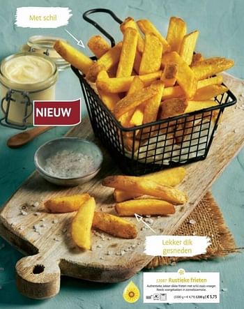 Promoties Rustieke frieten - Huismerk - Bofrost - Geldig van 27/09/2021 tot 06/03/2022 bij Bofrost