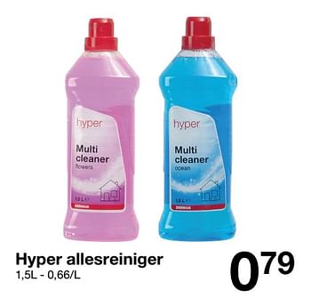 Promoties Hyper allesreiniger - Huismerk - Zeeman  - Geldig van 22/01/2022 tot 28/01/2022 bij Zeeman