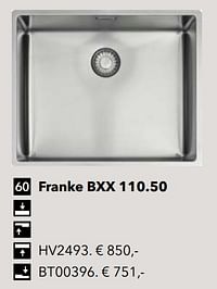 Spoelbak franke bxx 110.50 hv2493-Franke