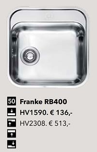 Spoelbak franke rb400 hv1590-Franke