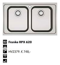 Spoelbak franke rpx 620 hv2379-Franke
