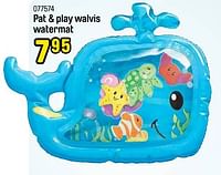 Pat + play walvis watermat-Huismerk - Happyland