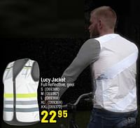 Lucy jacket full reflective, geel-Wowow