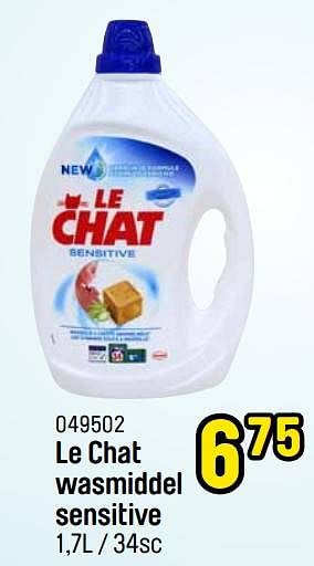Le Chat Wasmiddel Sensitive (1,7L) 34sc - Happyland