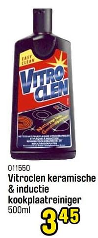 Vitroclen keramische + inductie kookplaatreiniger-Vitro clen