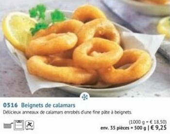 Promotions Beignets de calamars - Produit maison - Bofrost - Valide de 27/09/2021 à 06/03/2022 chez Bofrost
