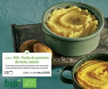 Promotions Bio - purée de pommes de terre, nature - Produit maison - Bofrost - Valide de 27/09/2021 à 06/03/2022 chez Bofrost
